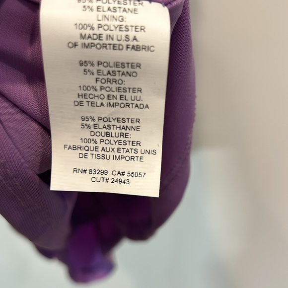Jump Spaghetti-Strap V Neck Ruched lavender Knit Mini Bodycon Dress medium nwot - Picture 4 of 5